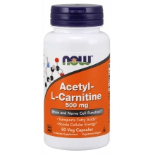 - NOW Acetyl L-Carnitine 500  50 