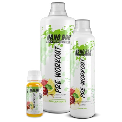 Предтренировочный комплекс NanoBar Pre Workout complex concentrate 500 ml